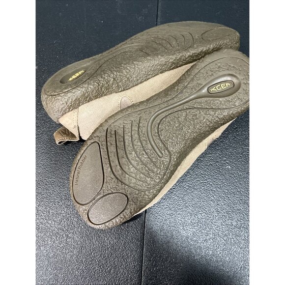 Keen Shoes Womens 7 Brown Willow Slip On Canvas Loafer Outdoor Casual Flat - Picture 7 of 8